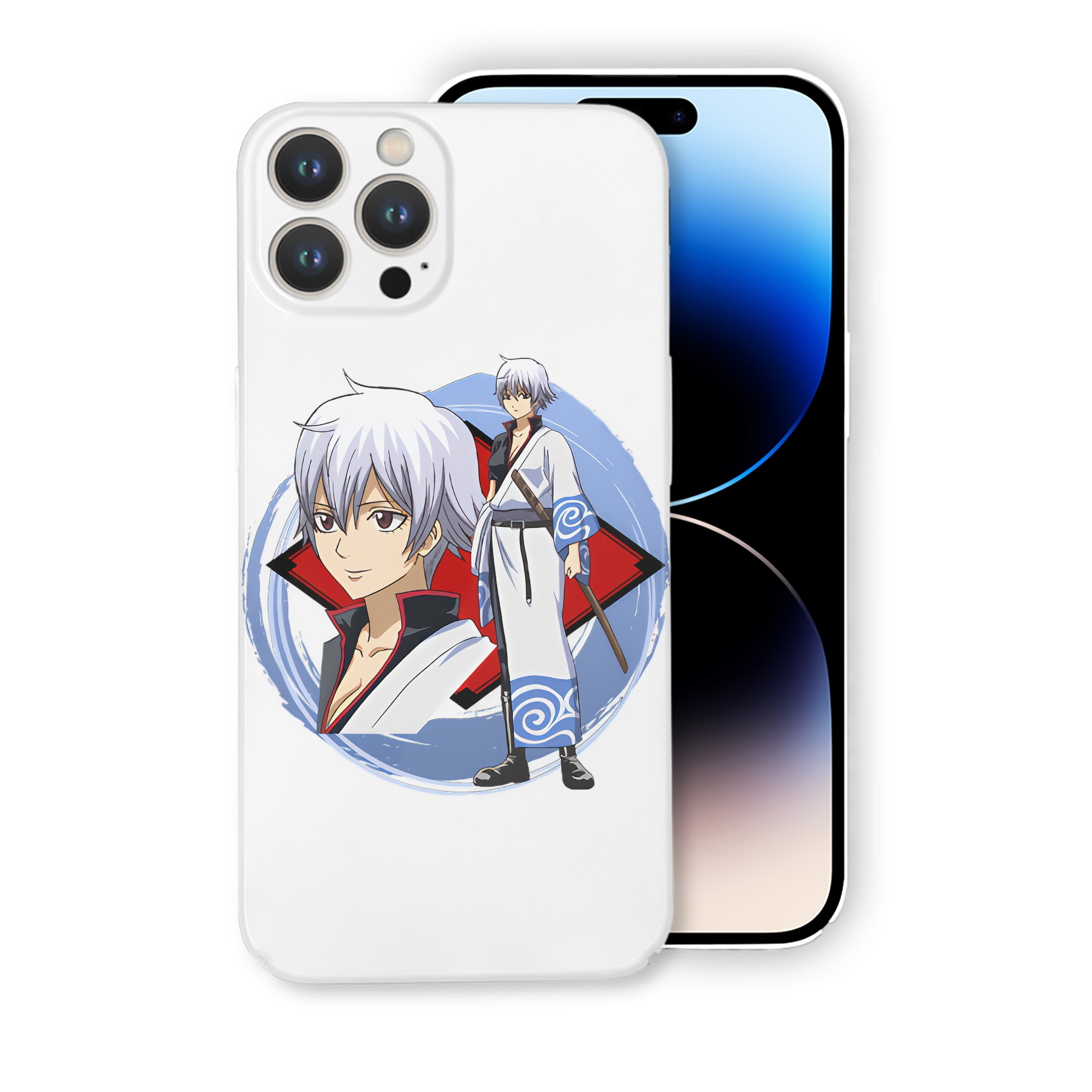 （画像用） ぎんたま 坂田銀時（さかたぎんとき） 神楽 志村新八（しむら しんぱち） GINTAMA Sakata Gintoki Kagura Shimura Shinpachi 【iPhone 14シリーズ対応】ハードケース